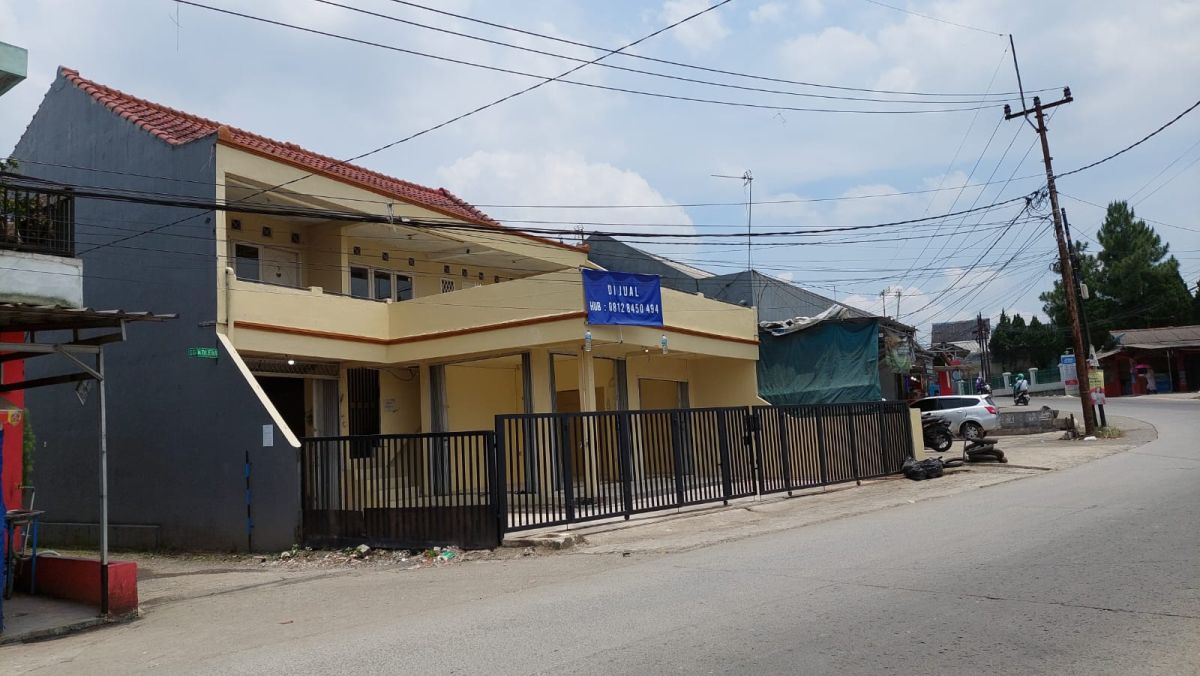 Dijual Rumah 2 Lantai Pinggir Jalan Raya di Ciomas, Bogor P0601