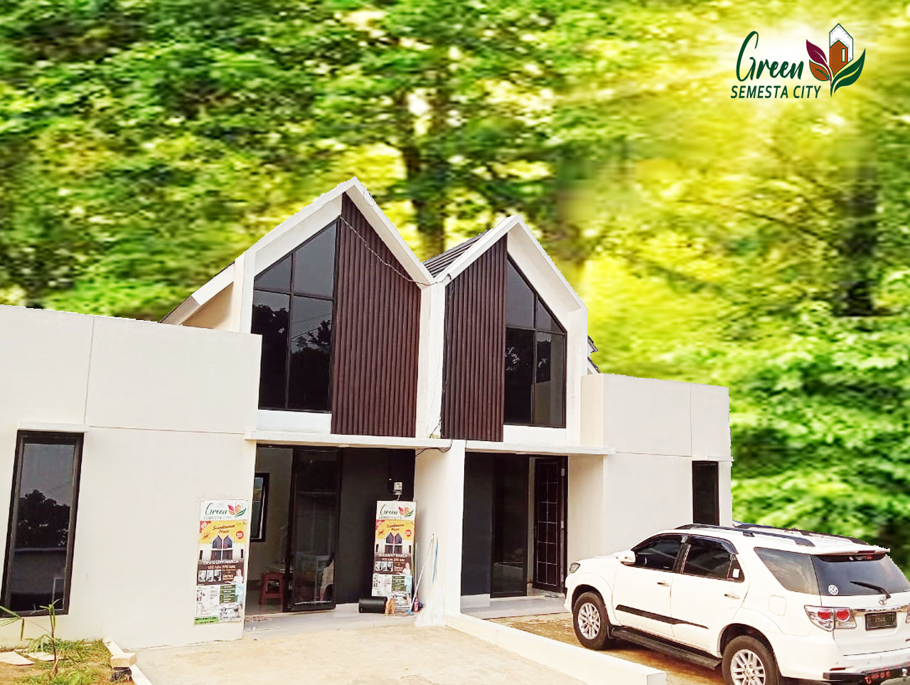 Rumah scandinavian dengan ruang mezzanine di bogor! Lokasi strat