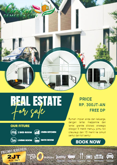 RUMAH BERTINGKAT CANTIK DENGAN HARGA MENARIK TANPA DP