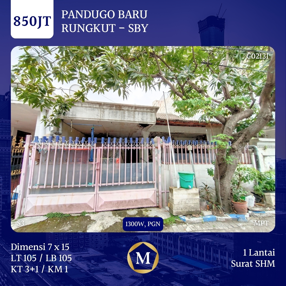 Rumah Second daerah Rungkut