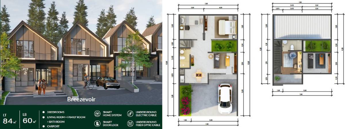 D'Amandita Sentul, Rumah Modern Asri Dengan View Alam MD964