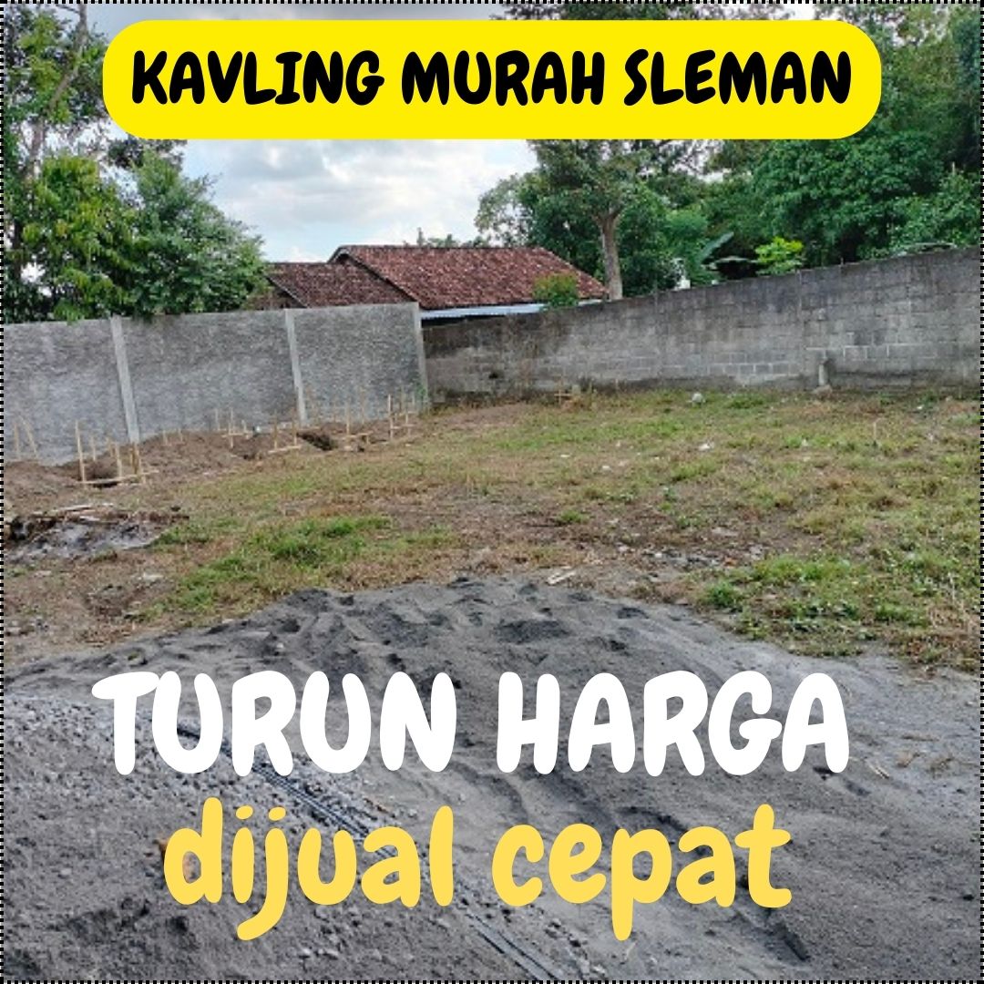 Tanah kavling murah di timur SCH Sleman