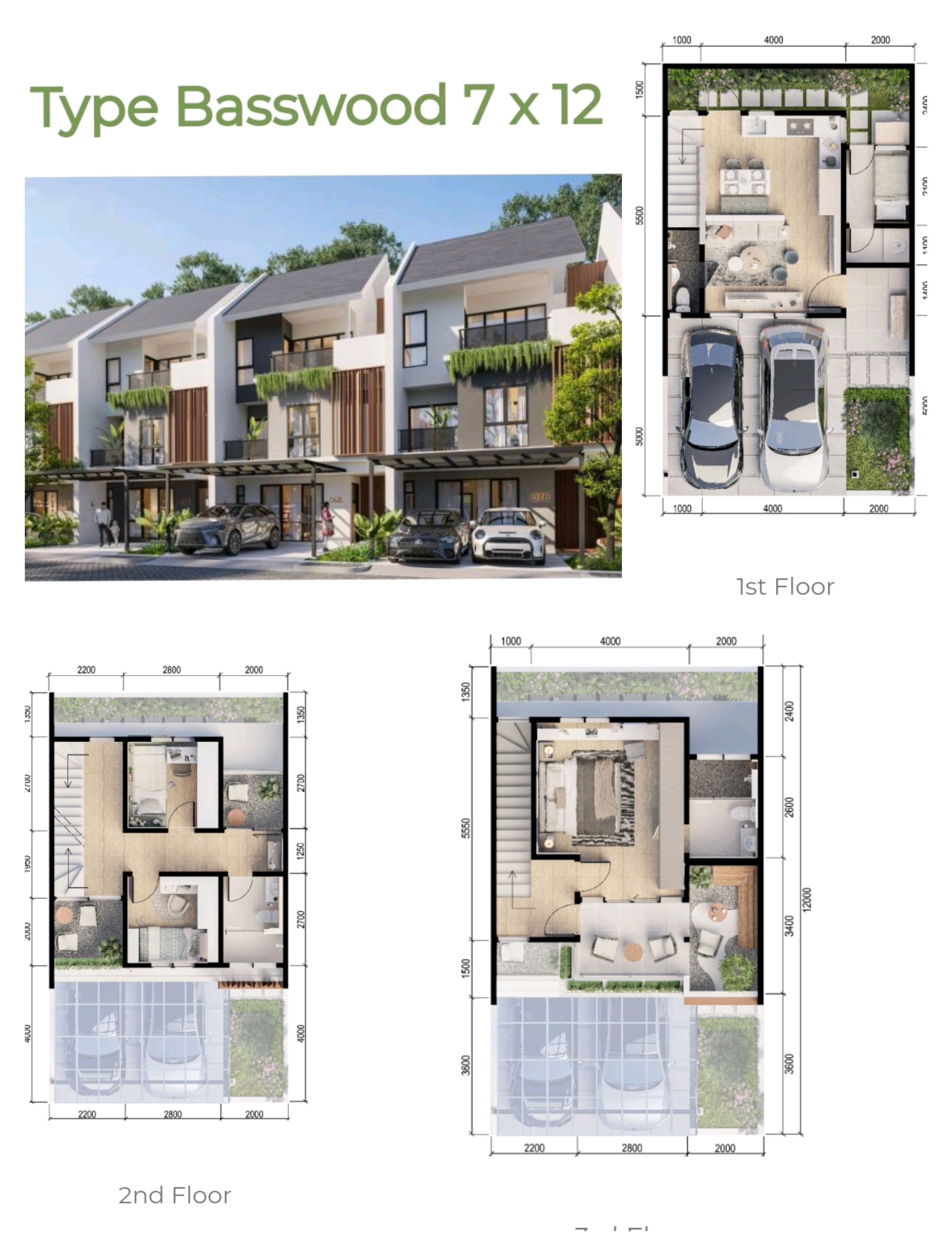 RUMAH BARU LT 84/115 GRIYA IDOLA CIKUPA 3 LANTAI