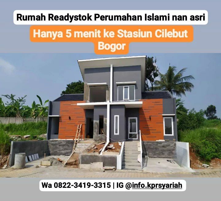 Rumah ready Perumahan Islami dekat Stasiun Cilebut Bogor