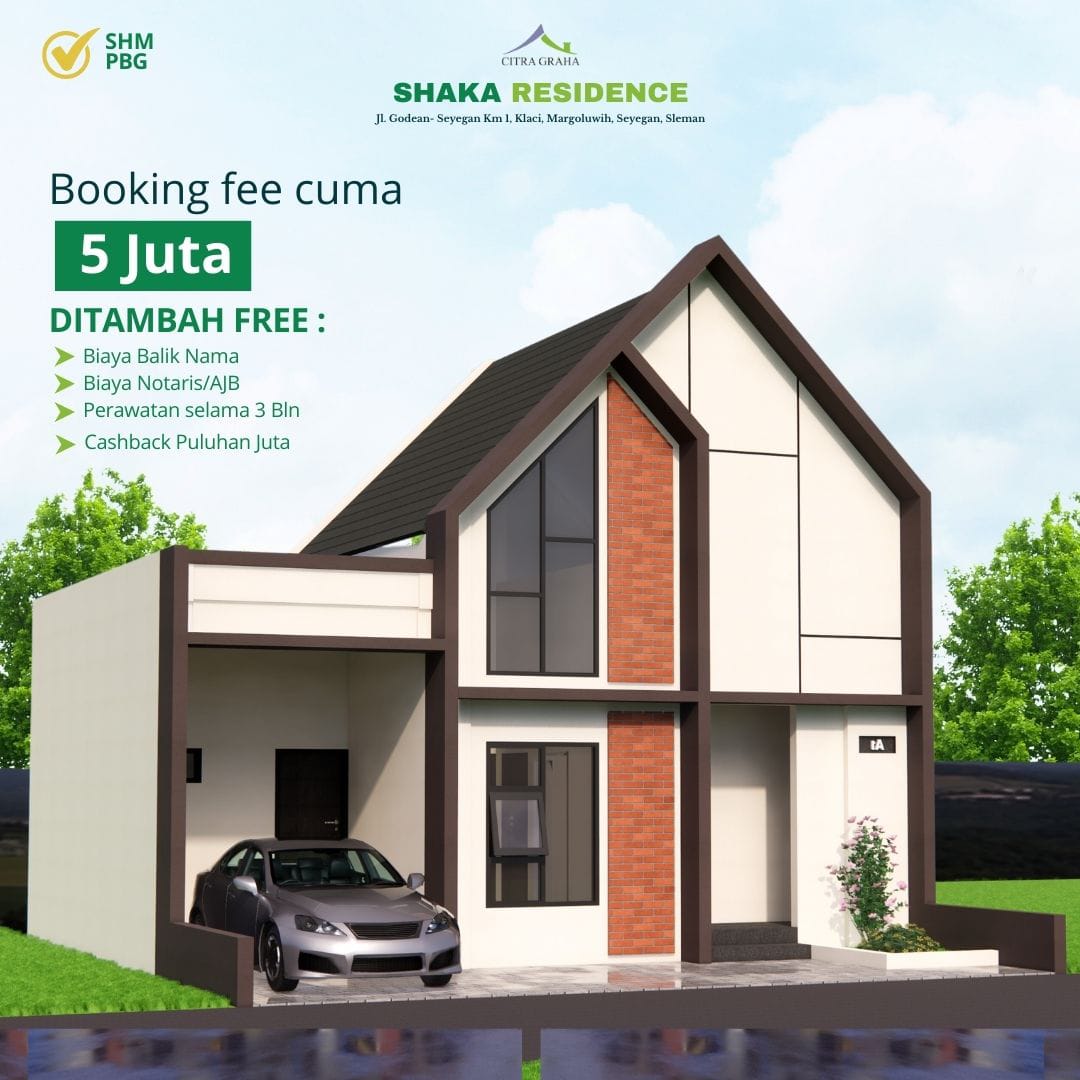 Rumah Idaman Bonus Motor Di Sleman