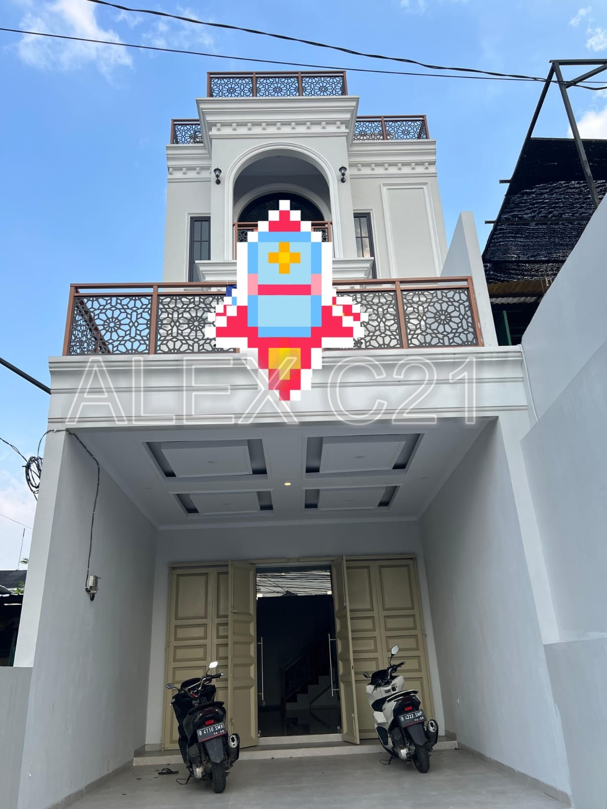 Dijual Ruko elegan Classic 3.5 lt, Jagakarsa, Ciganjur, Jaksel