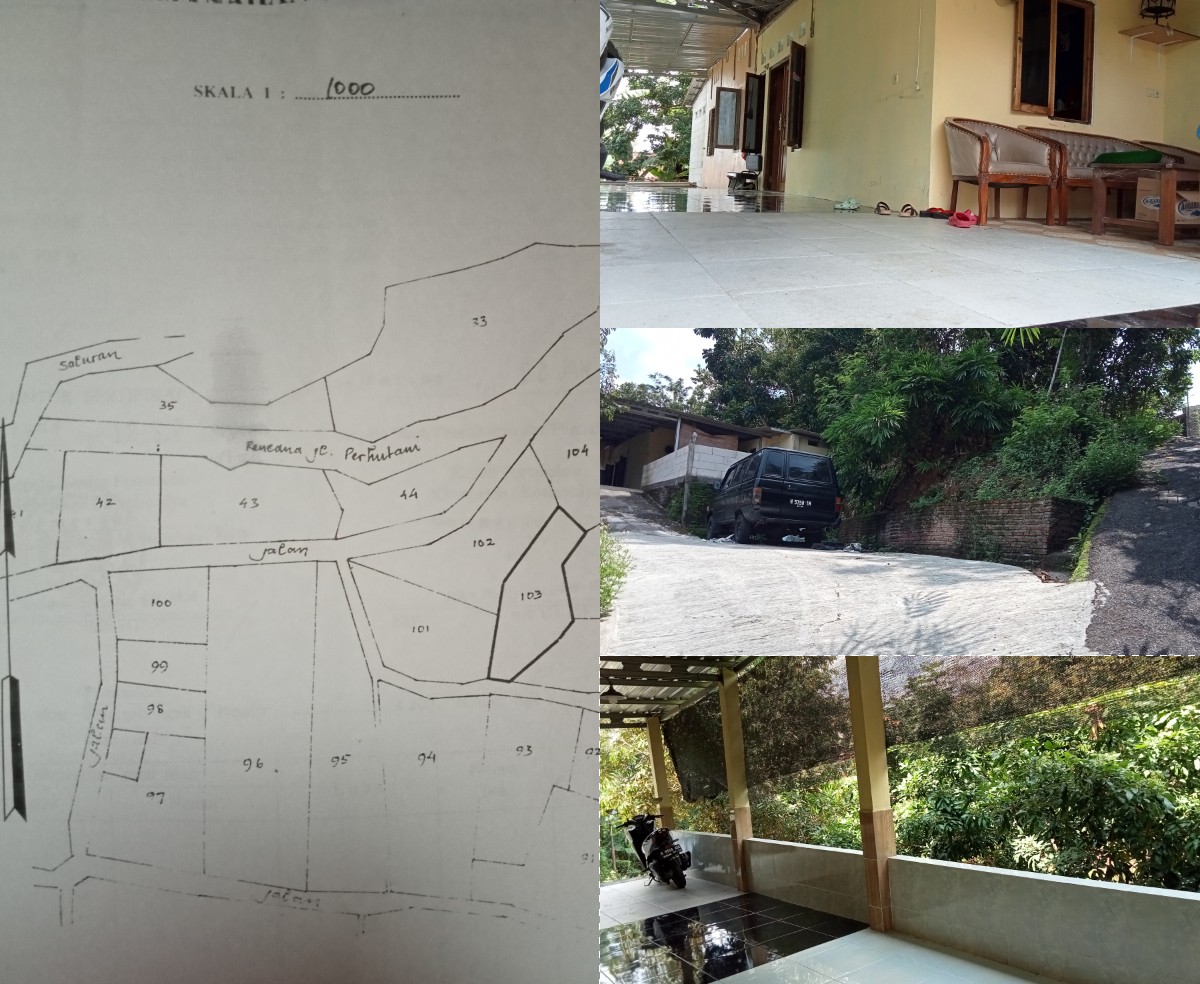 Beli Tanah 515m2 Bonus Rumah 6x20m2 (SHM)