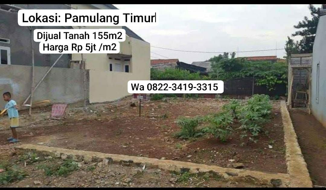 Tanah siap bangun Pamulang Timur Tangerang Selatan