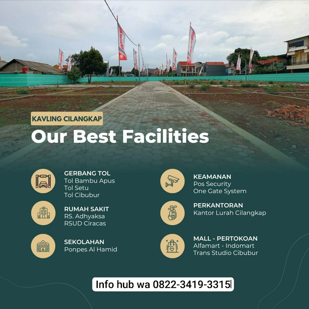 Tanah kavling strategis Cilangkap Jakarta Timur dekat tol