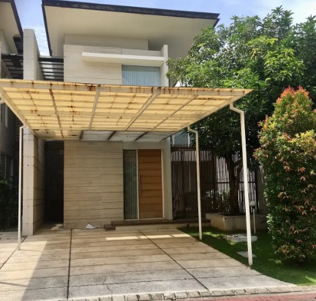 rumah disewakan pakuwon indah the mansion surabaya