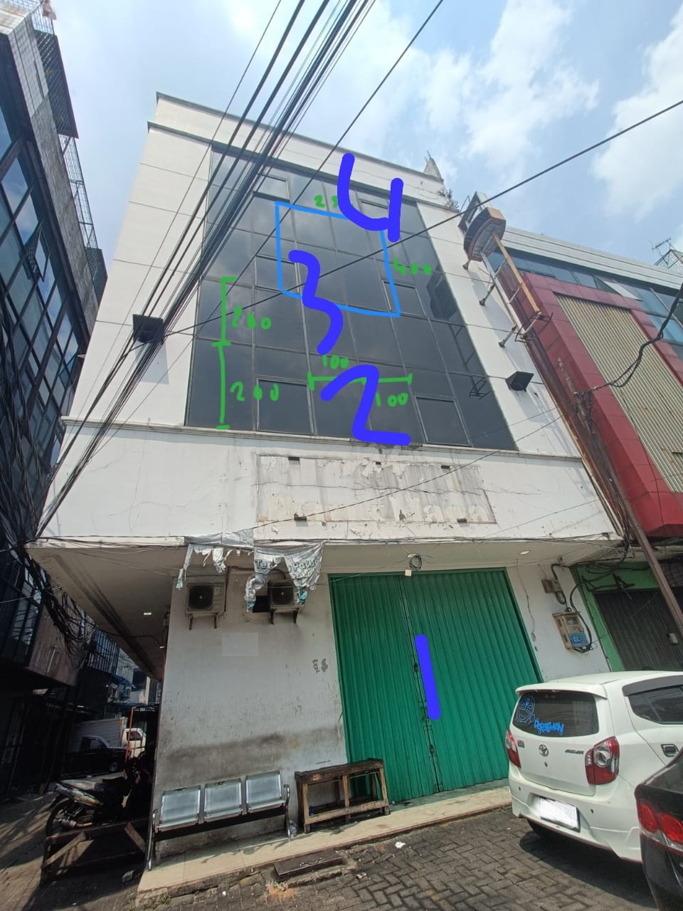 Dijual dan disewakan ruko luas di Kemanggisan, Palmerah, Jakarta