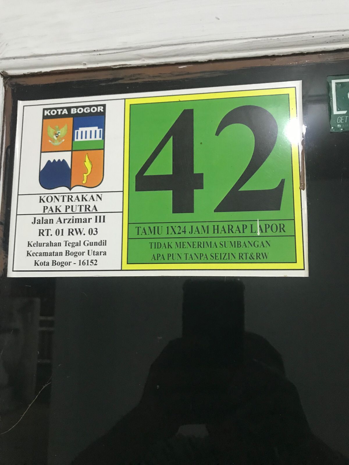 Dijual Kontrakan Lokasi Strategis di Jalan Arzimar 3