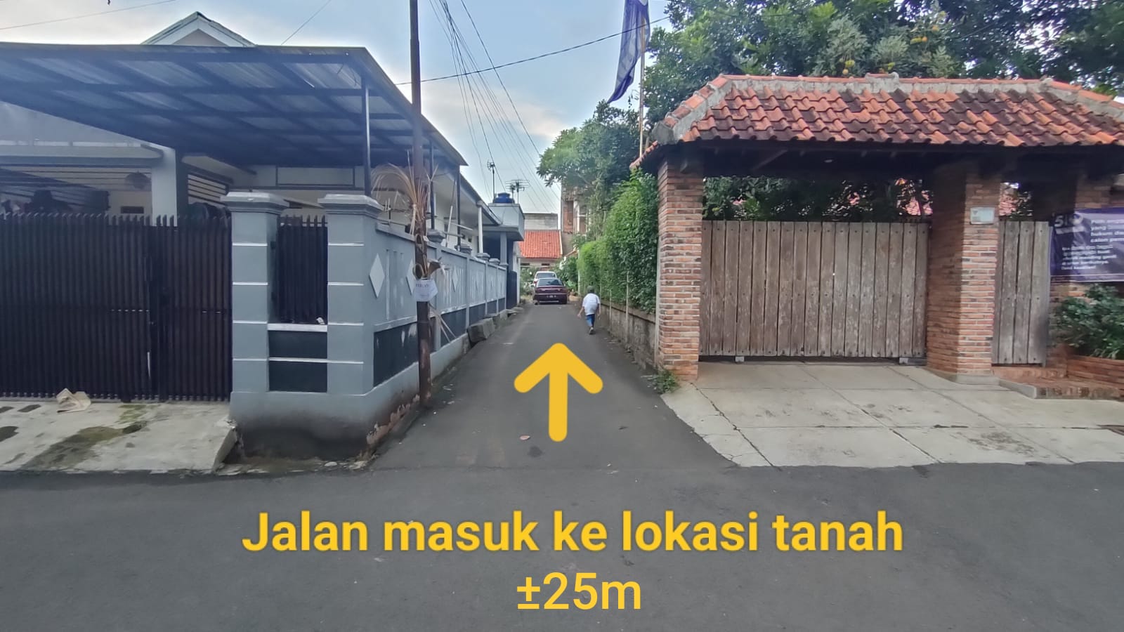 Tanah masuk gang akses 1 mobil area Ceger, 100 meter ke Jalan Ge