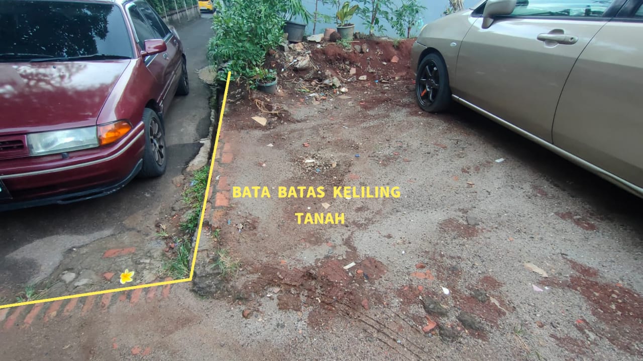 Tanah masuk gang akses 1 mobil area Ceger, 100 meter ke Jalan Ge