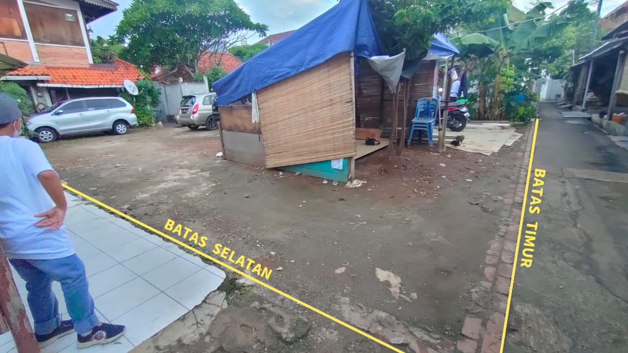 Tanah masuk gang akses 1 mobil area Ceger, 100 meter ke Jalan Ge