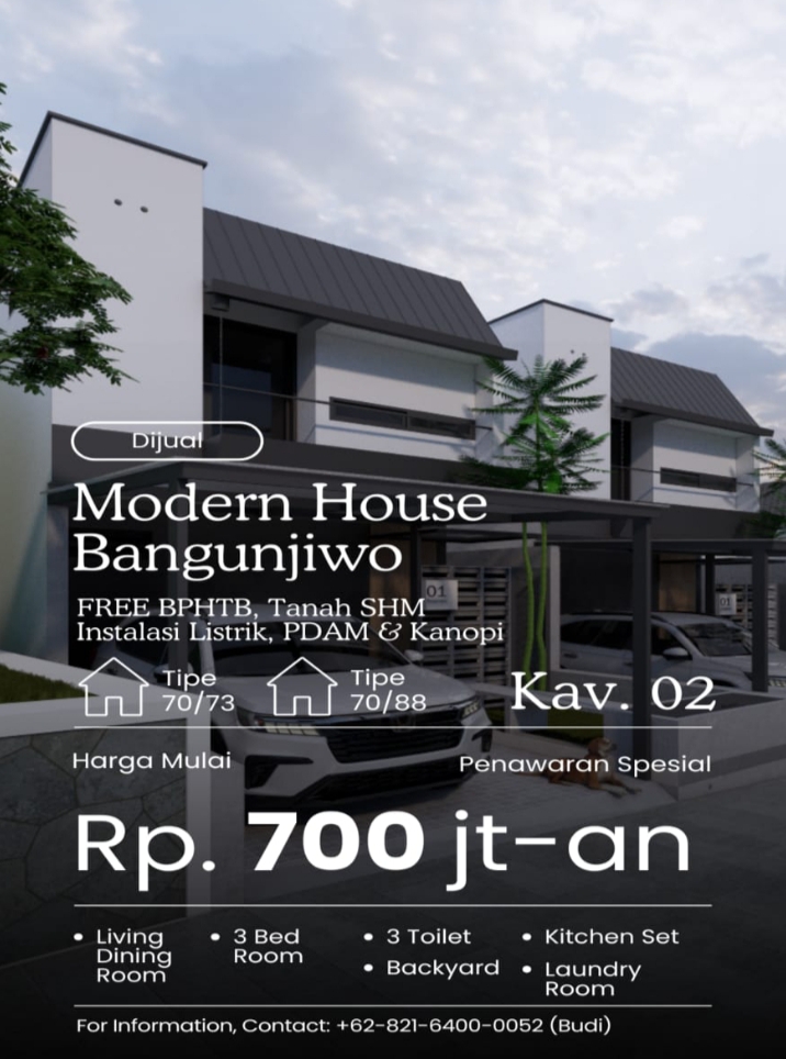 Modern House Bangunjiwo