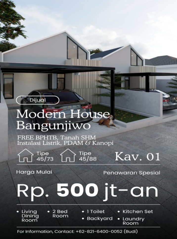 Modern House Bangunjiwo