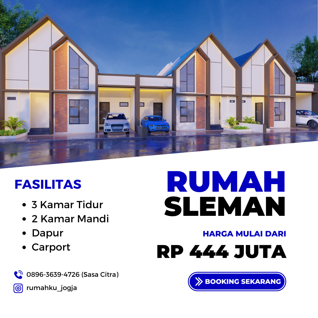 3 Kamar Nyaman, Harga Aman – Rumah Baru di Godean Sleman