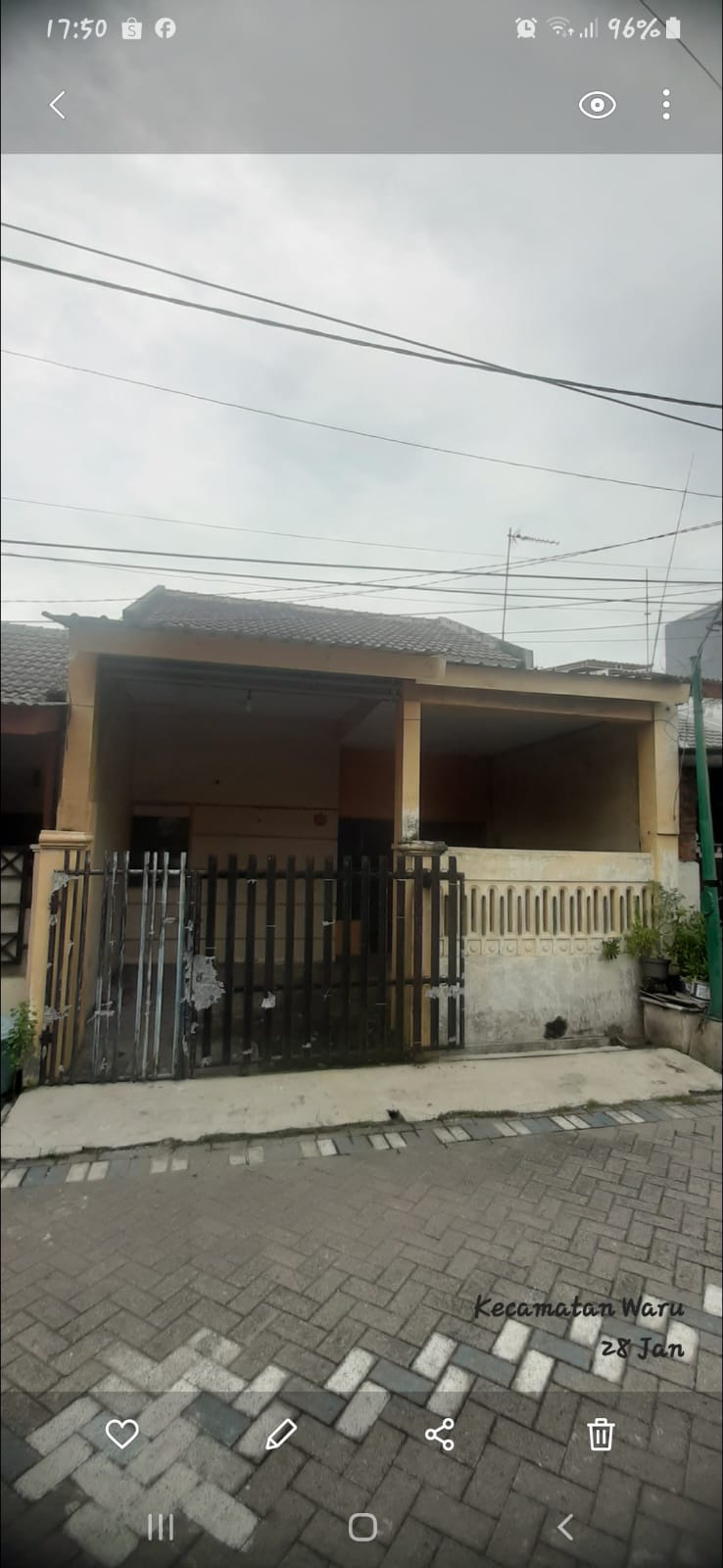rumah disewakan taman pondok legi sidoarjo