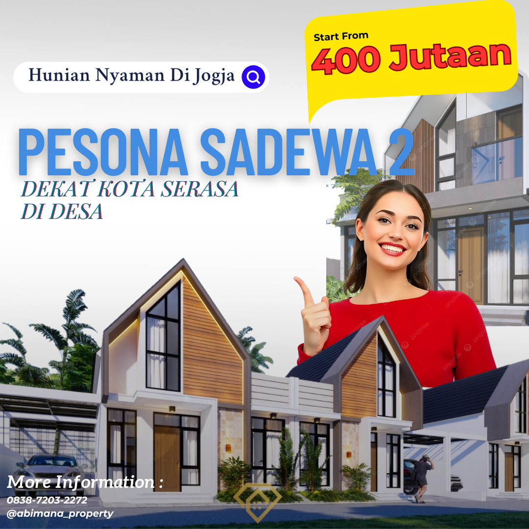 Hunian Mewah Di kota Jogja Serasa di Desa