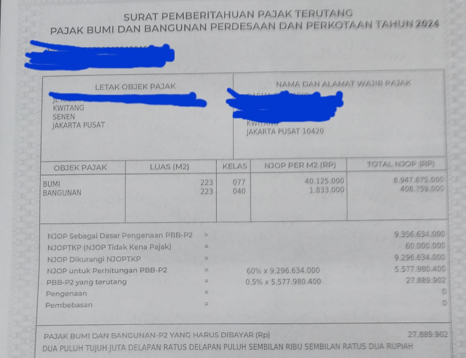 Dijual ruko dibawah NJOP di jl.Kramat Raya , Kwitang, Senen