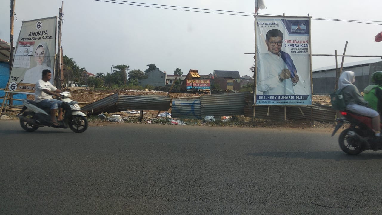 Dijual Tanah Cocok untuk Investasi di Pamulang Tangerang Selatan