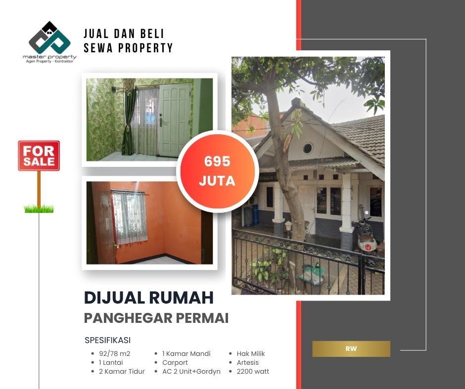 Jual rumah termurah 600 jutaan di Panghegar Permai Gedebage