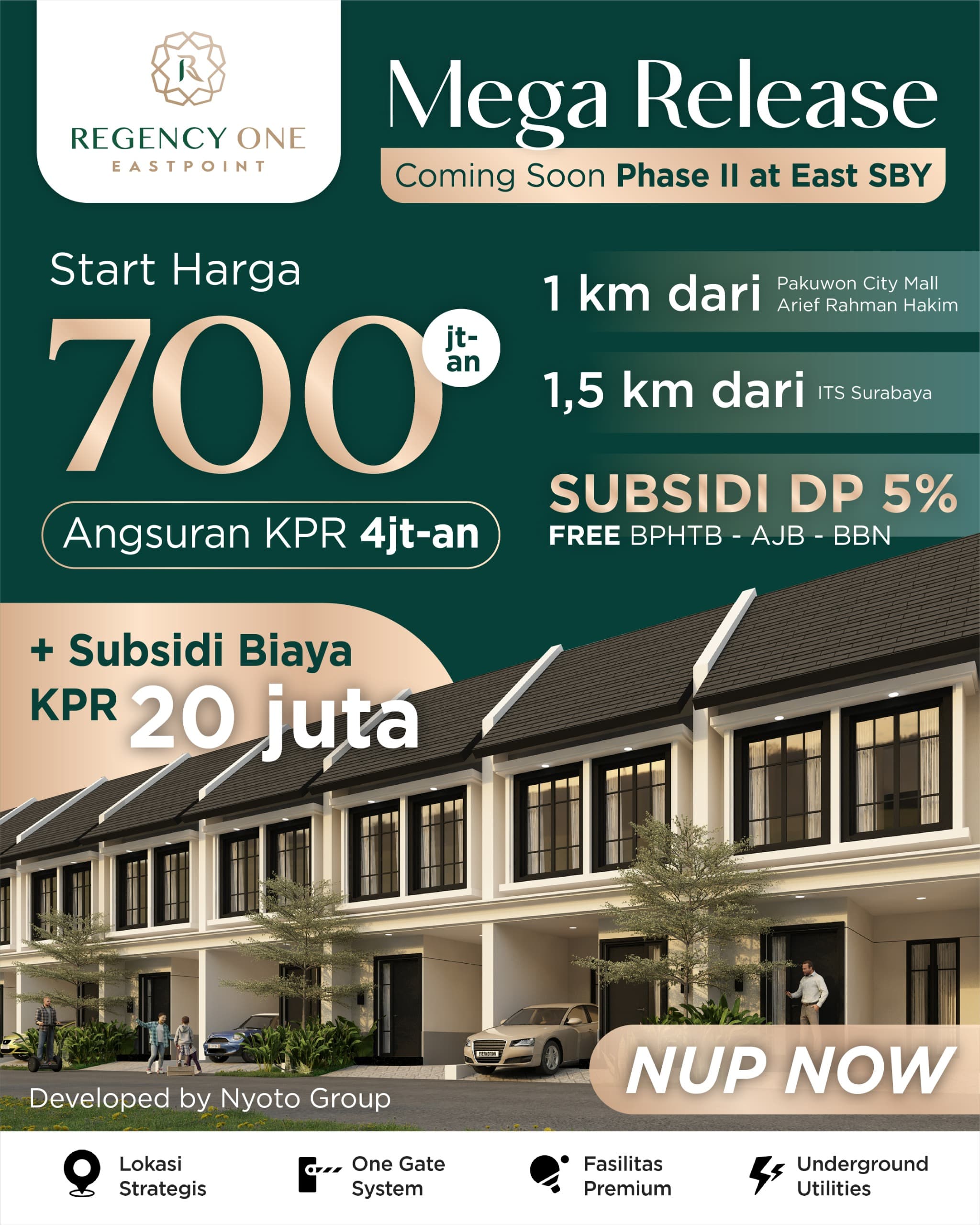 Rumah Mewah 2 Lantai Pakuwon City Kenjeran Kertajaya Manyar Free