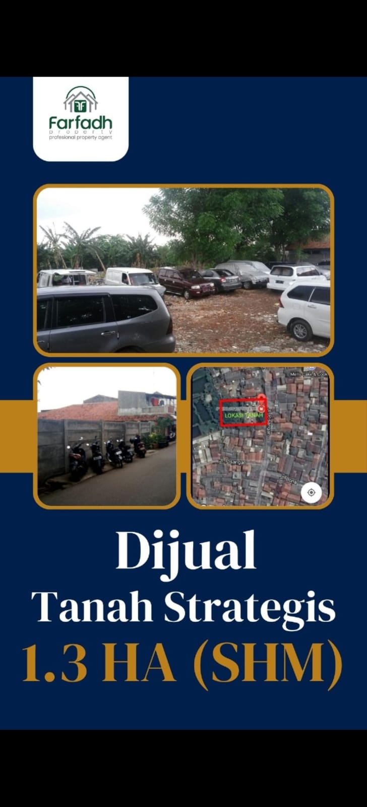 DIJUAL CEPAT  TANAH SHM  AKSES MUDAH PENGGILINGAN JAKARTA TIMUR