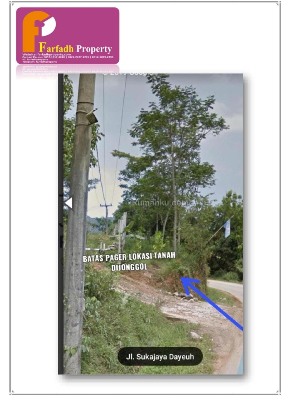 DIJUAL CEPAT TANAH SELUAS 80 HEKTAR SHM SANGAT STRATEGIS JONGGOL