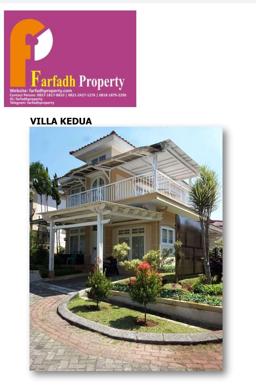 DIJUAL CEPAT 3 VILLA (Rumah Dalam Komplek Villa Kota Bunga CIANJ