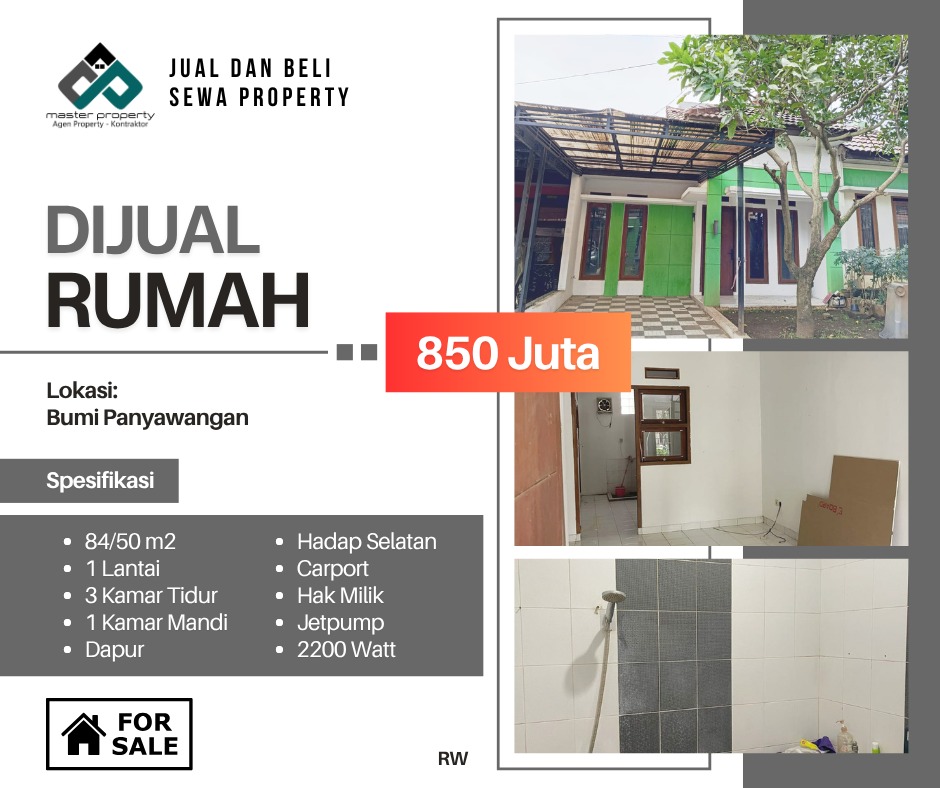 Rumah minimalis di Komplek Bumi Panyawangan Cileunyi Bandung