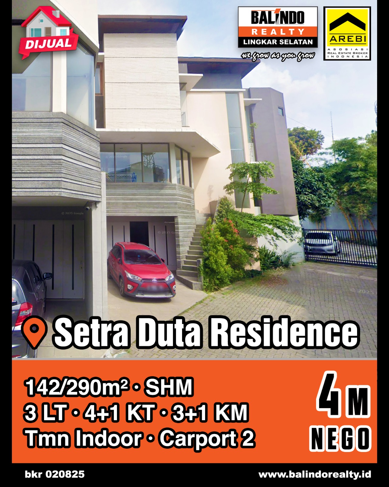 Dijual Rumah Mewah dan Bagus di Setra Duta Residence