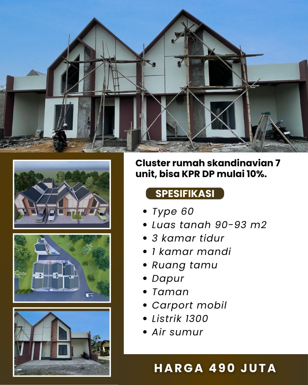 RUMAH TYPE 60 DI DEKAT PASAR GODEAN