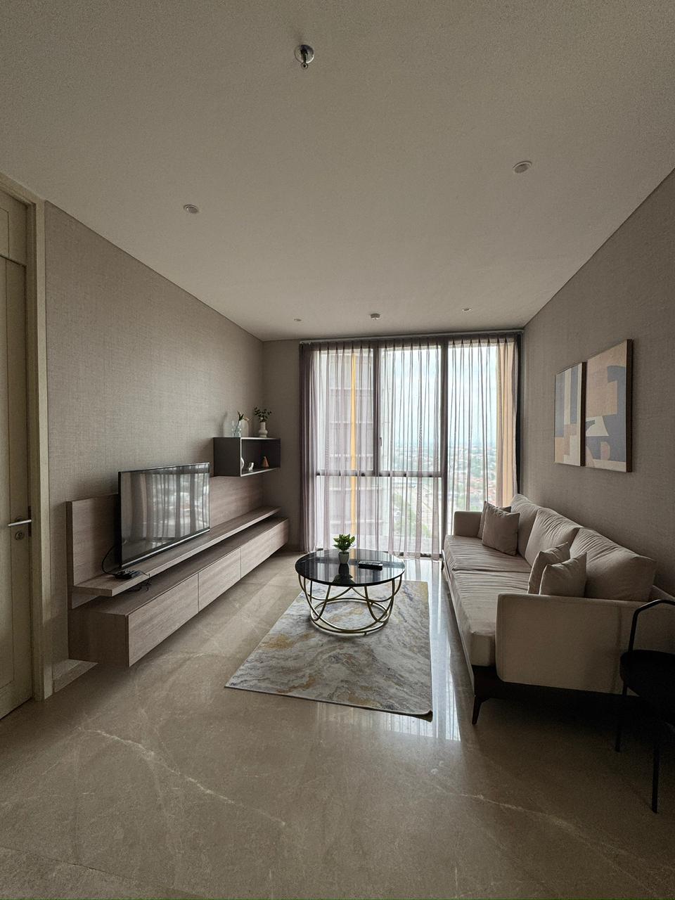 Dijual Cepat Apartemen Izzara 2BR Full Furnished – Lantai 21, Vi