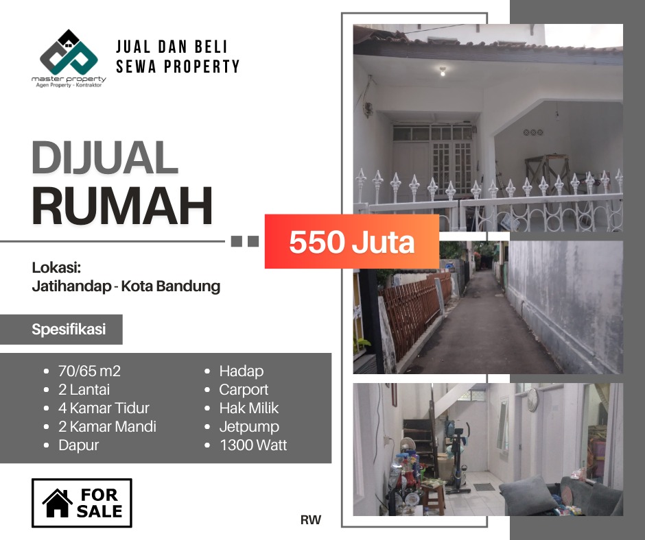 Rumah di Jatihandap Kota Bandung 500 Jutaan – Murah, strategis