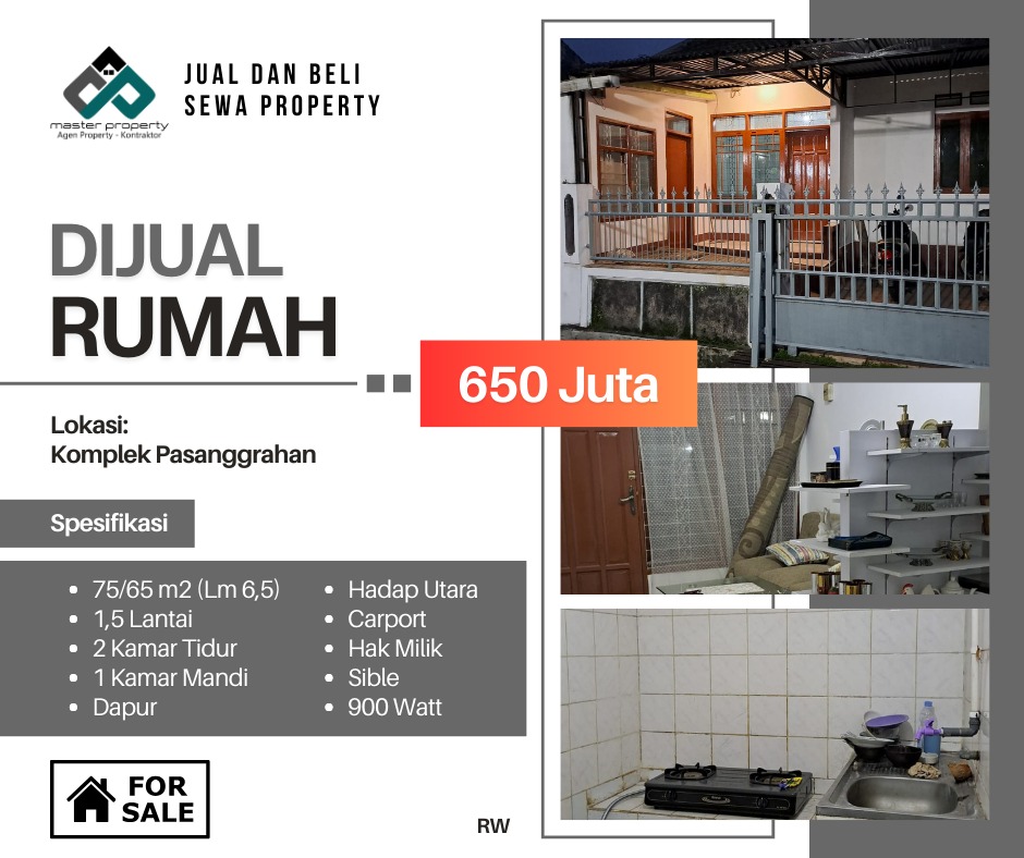Rumah di Komplek Pasanggrahan Ujungberung Kota Bandung strategis