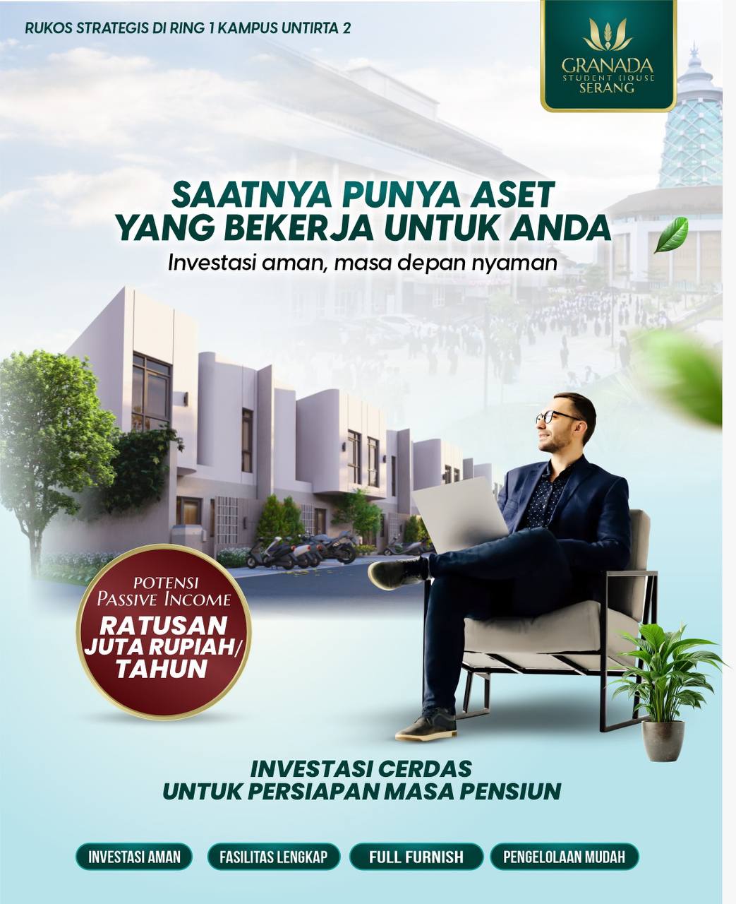 Aeet Bisnis Auto Cuan Rumah Kos Strategis Dekat Kampus