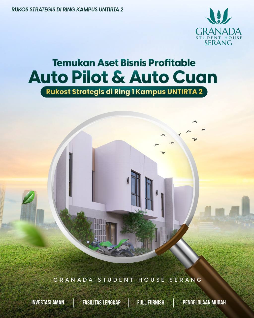 Aeet Bisnis Auto Cuan Rumah Kos Strategis Dekat Kampus