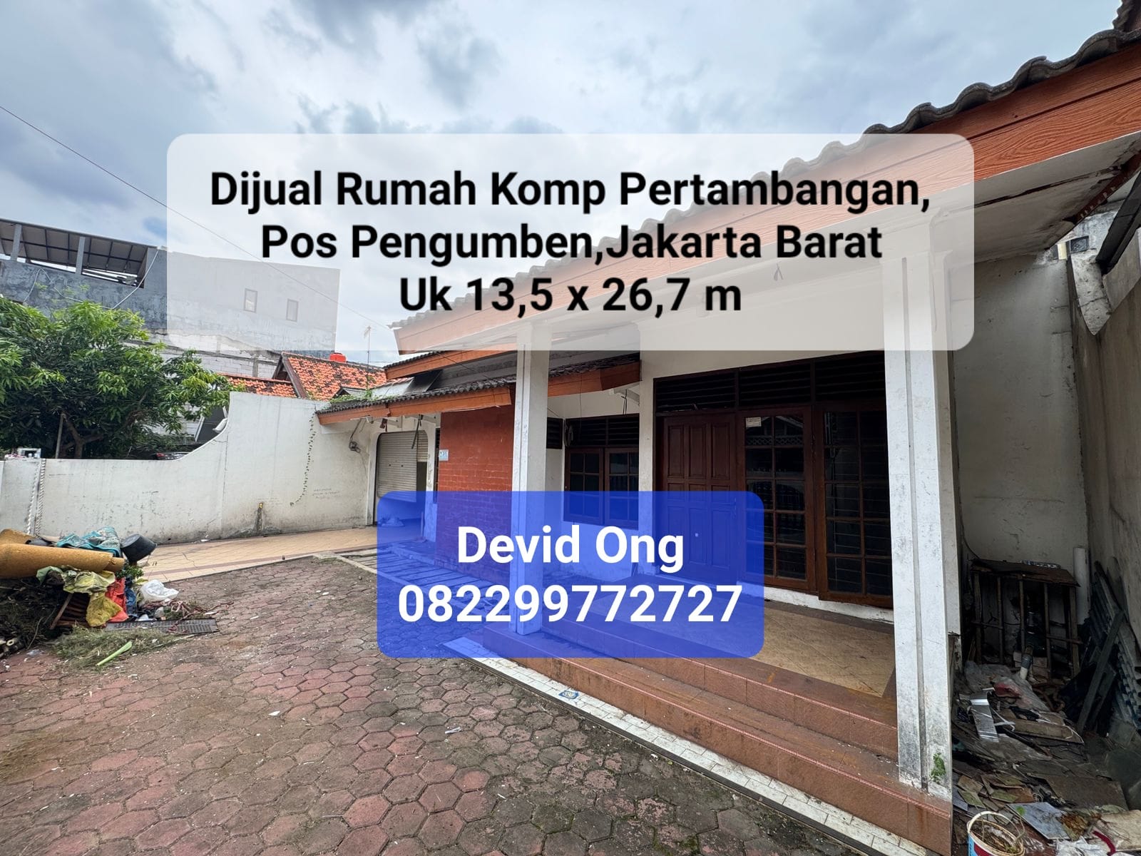 Dijual Rumah Komplek Pertambangan di  Pos Pengumben, JakBar