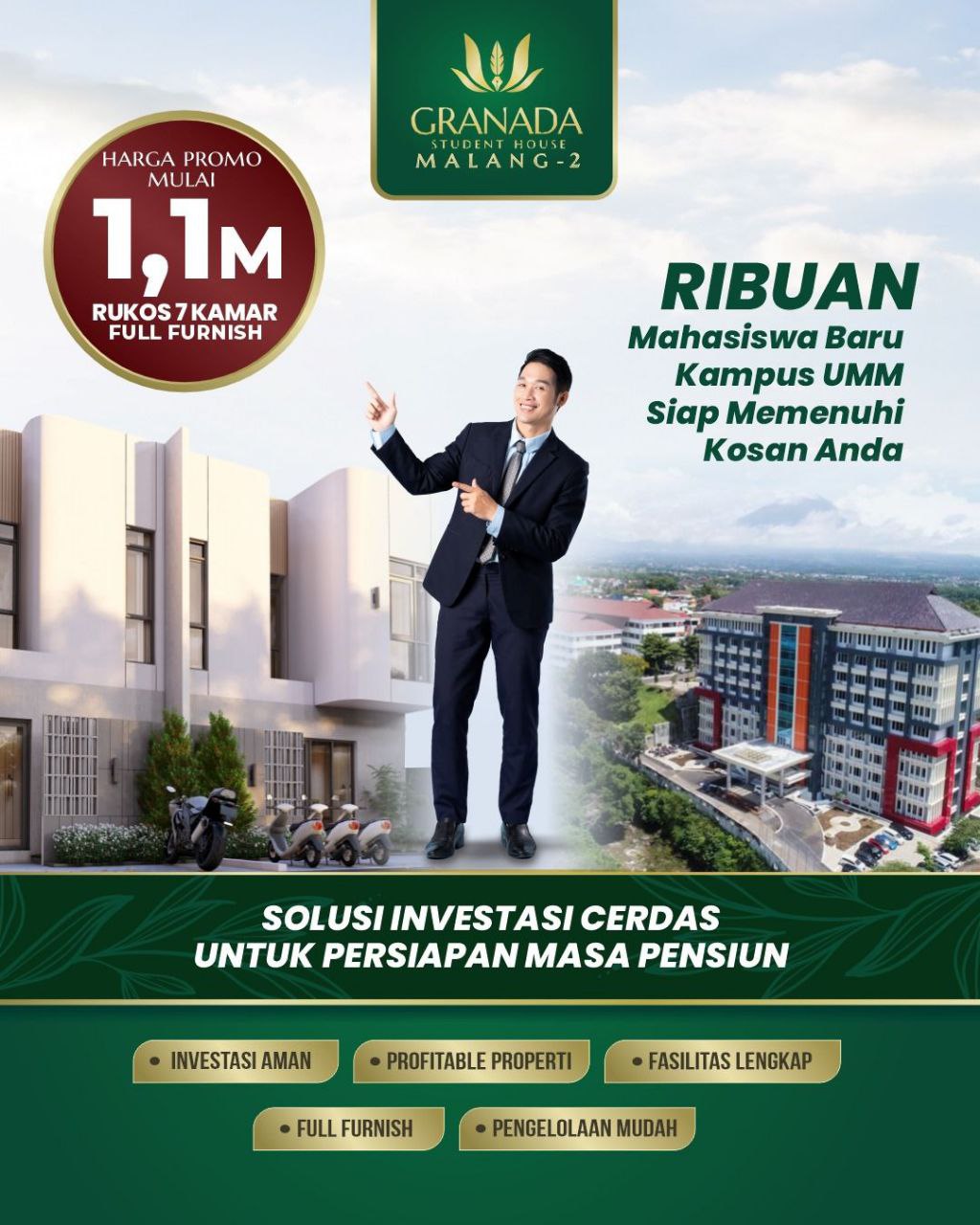 Investasi Cerdas dari Rumah Kos di Kota Pendidikan