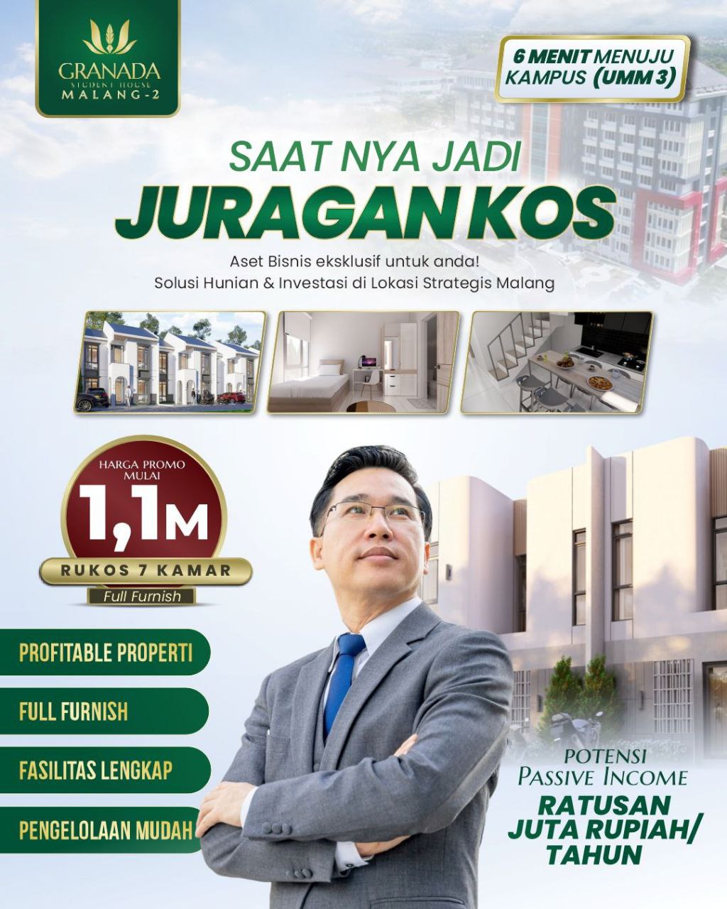 Investasi Cerdas dari Rumah Kos di Kota Pendidikan