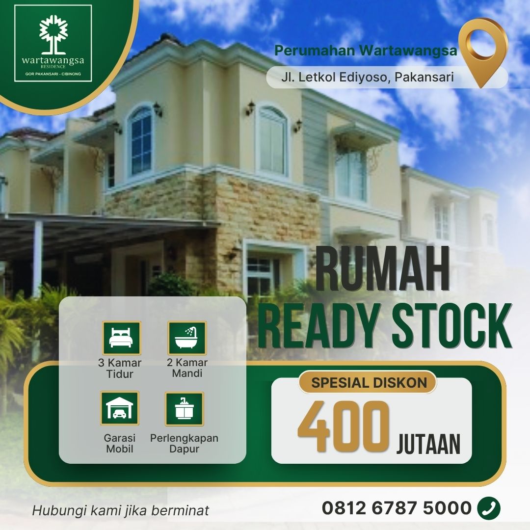 Wartawangsa Residence Khusus Promo Kemerdekaan Cukup Booking 1,7
