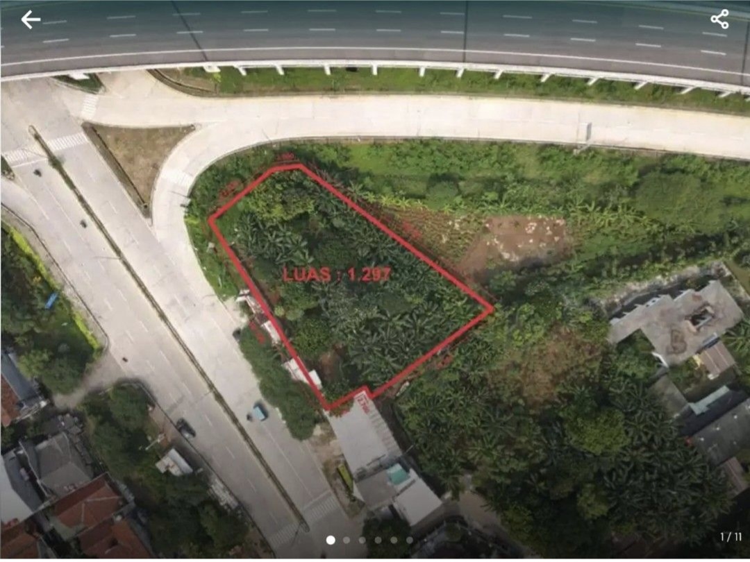 Tanah di brigif cinere gandul depok