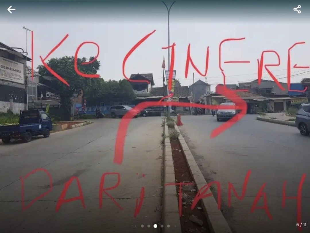 Tanah di brigif cinere gandul depok