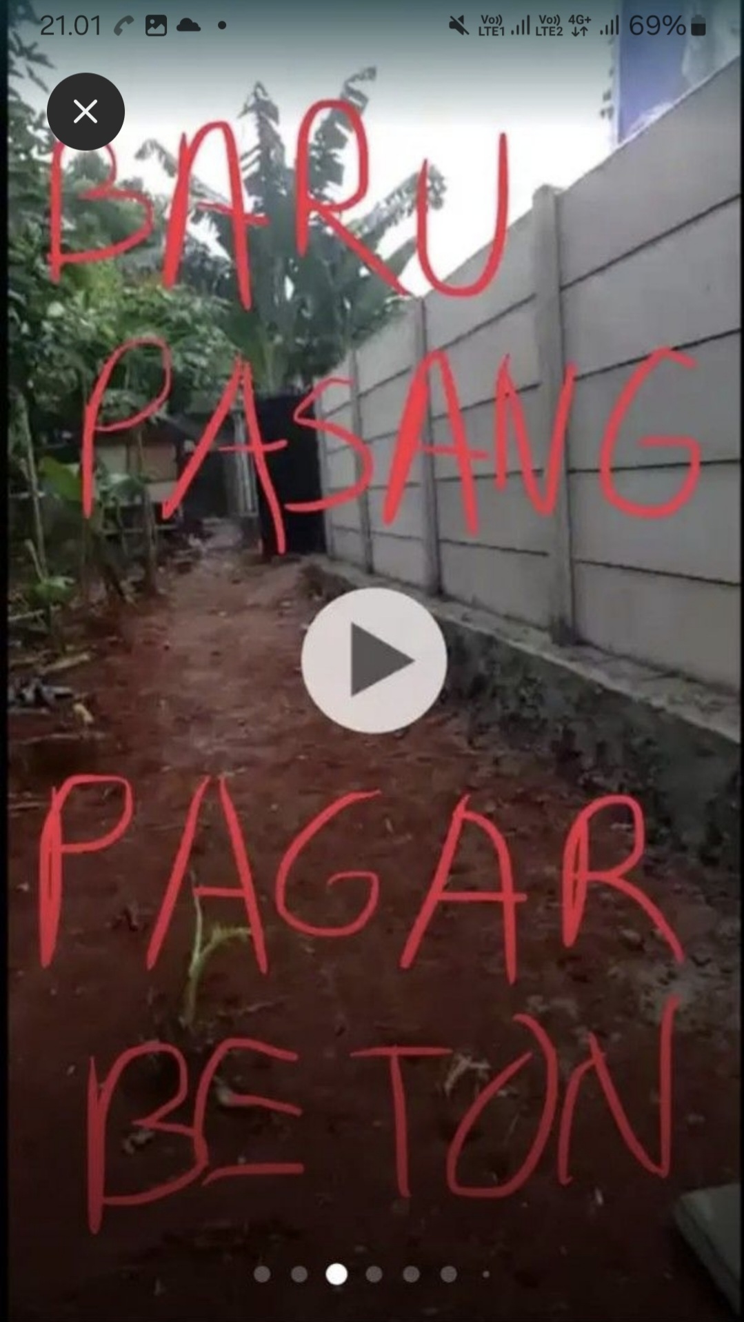 Tanah di brigif cinere gandul depok