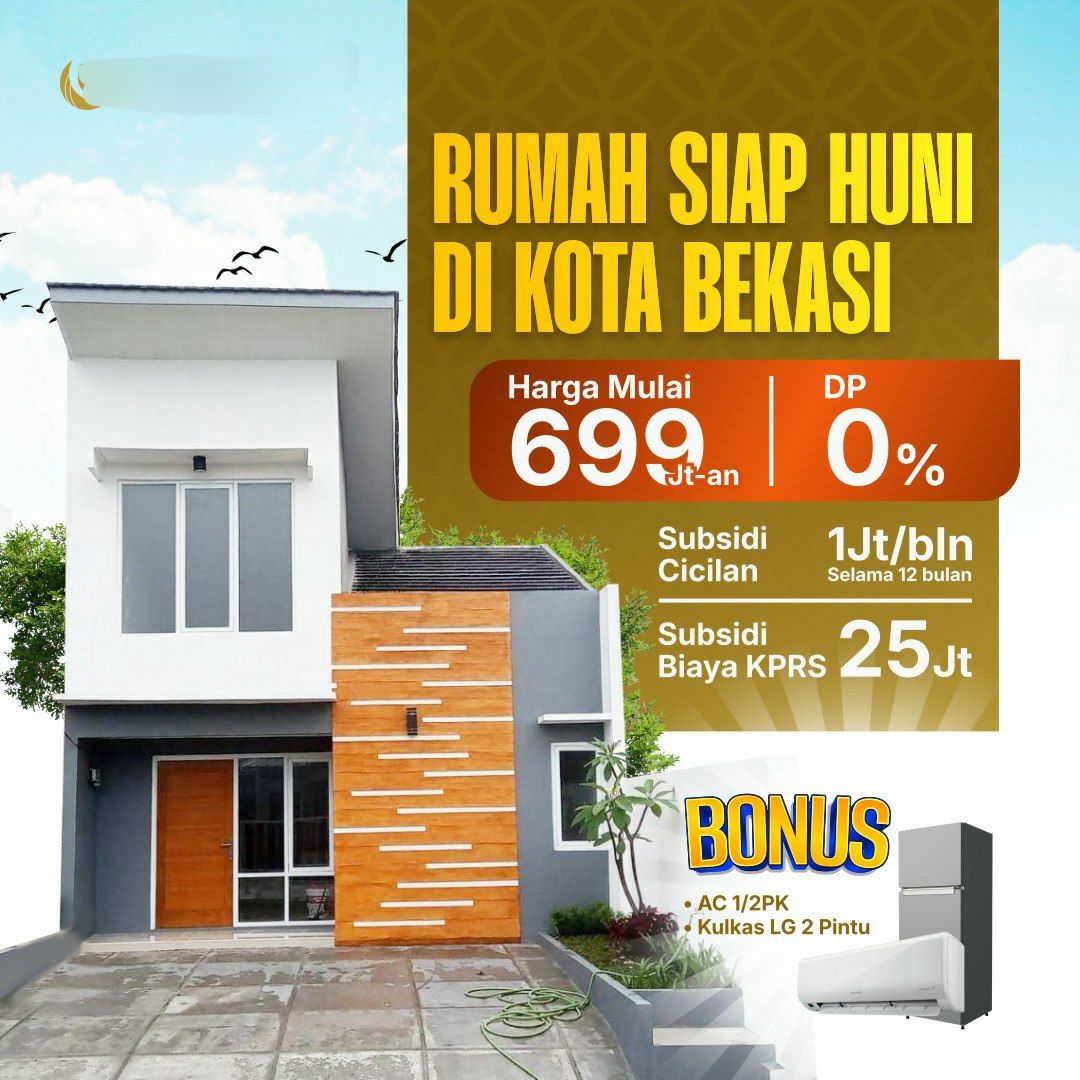Rumah modern readystok di Mustikasari Kota Bekasi