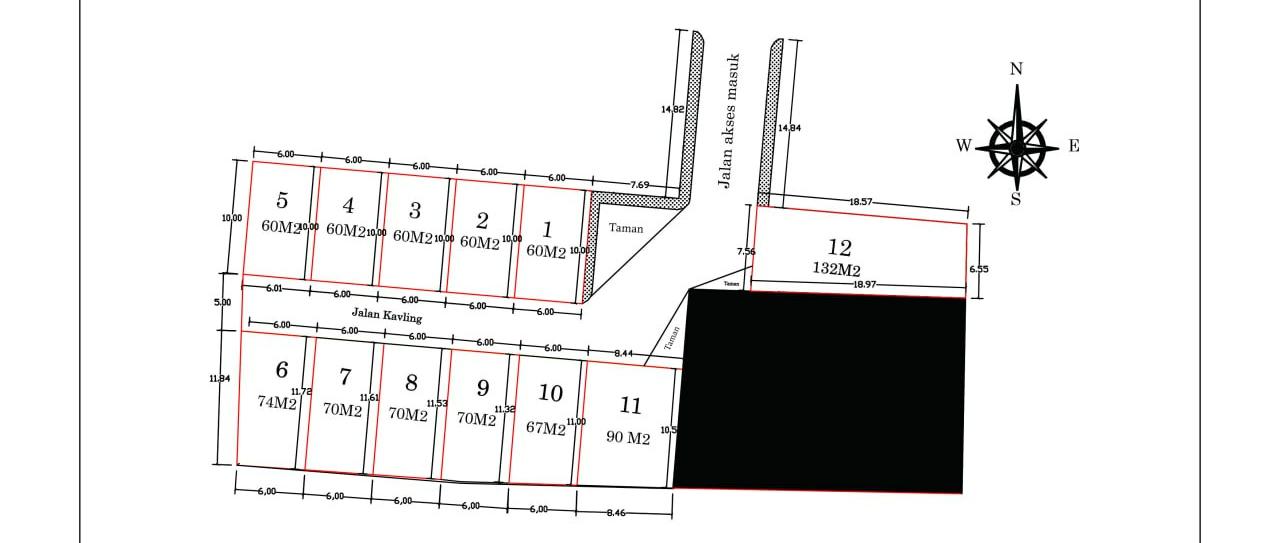 Tanah kavling shm dalam cluster dekat Grand Wisata Bekasi