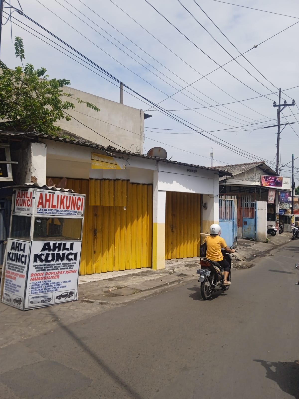 ruko disewakan kalibutuh surabaya