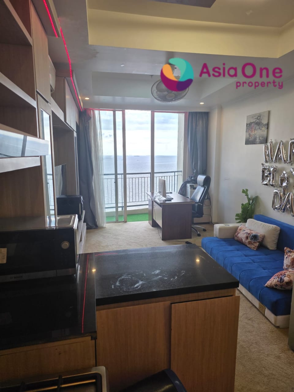 Dijual apartemen Ancol Mansion 1BR furnished view laut